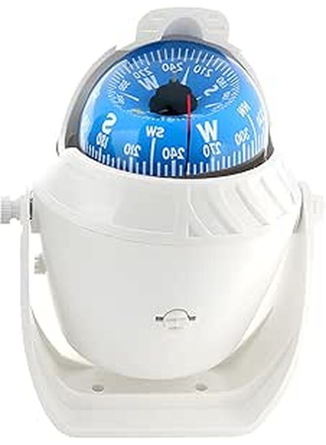 Adjustable Marine Compass with LED Light for Boat Car Truck Dashboard 5.4 X 4.2 X 3.7 Inch - Image 1