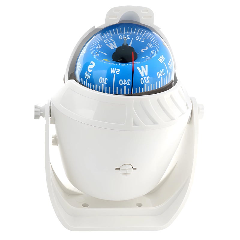 Adjustable Marine Compass with LED Light for Boat Car Truck Dashboard 5.4 X 4.2 X 3.7 Inch - Image 2