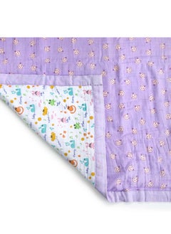 Milk&Moo Milk&Moo Firends Baby Muslin Swaddle Blanket, Oeko Tex Certified 100%Cotton, 4-Layer Muslin Blanket, Soft, Lightweight, Gender Neutral, Baby Blanket for Toddler Girls and Boys  - Image 3