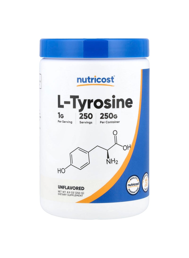 Nutricost L-Tyrosine, Unflavored, 8.9 oz (250 g)