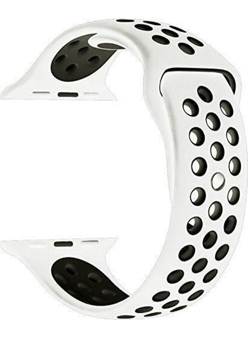 Soft Silicone Replacement Strap For Apple Watch Series 5/6/7 42/44/45mm - Image 2