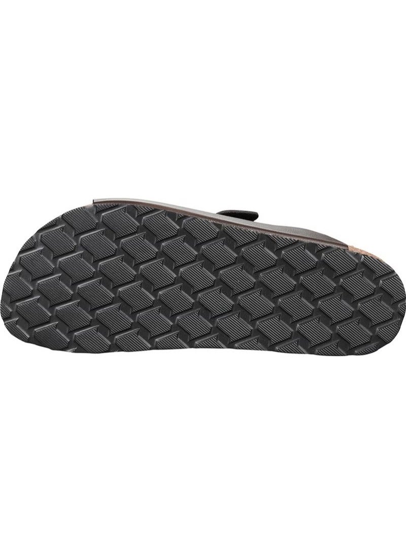 Gezer Men's Summer Slippers Two Buckles Black 14635 - Image 5