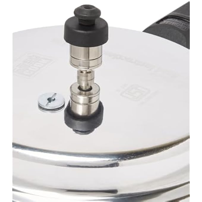 Easy Cook Easycook Aluminium Pressure Cooker  Light Weight Durable  Silver 5 Ltr - Image 4