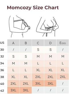 Momcozy Nursing Bras for Breastfeeding, Seamless Ultra Comfort Maternity Bra, Natural Shape, Pregnancy Sleep Bralette  - Image 3