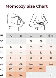 Momcozy Nursing Bras for Breastfeeding, Seamless Ultra Comfort Maternity Bra, Natural Shape, Pregnancy Sleep Bralette  - Image 2