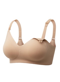 Momcozy Nursing Bras for Breastfeeding, Seamless Ultra Comfort Maternity Bra, Natural Shape, Pregnancy Sleep Bralette  - Image 1