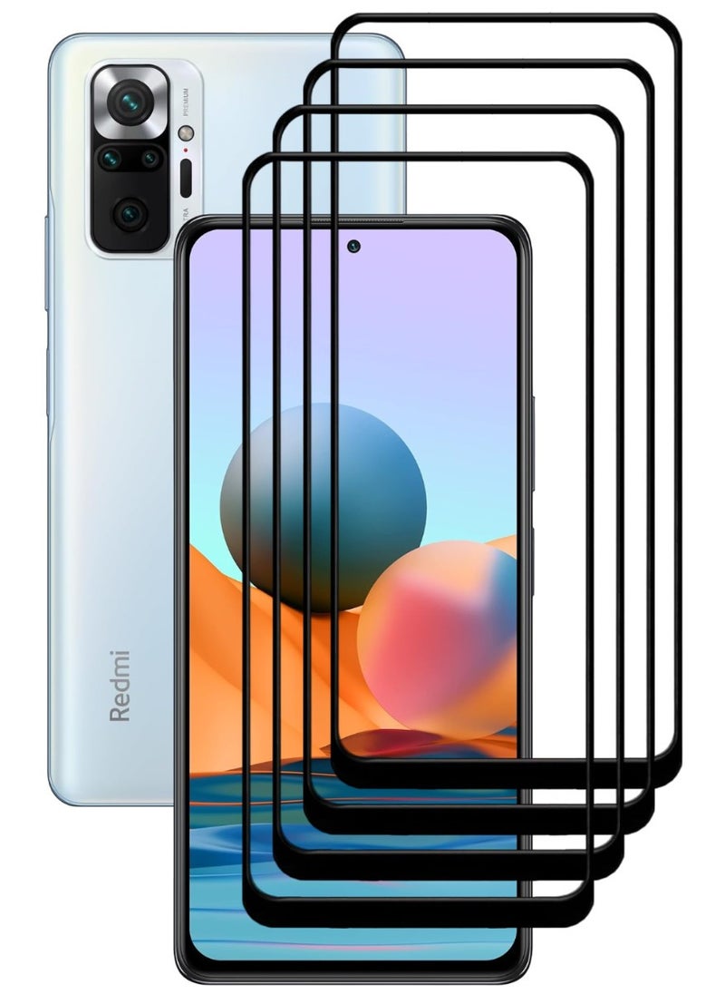 ACLIX 4 Pieces Antistatic ESD Dustproof Premium Quality High Definition Tempered Glass Screen Protector Designed For Xiaomi Redmi Note 10 Pro - Image 1
