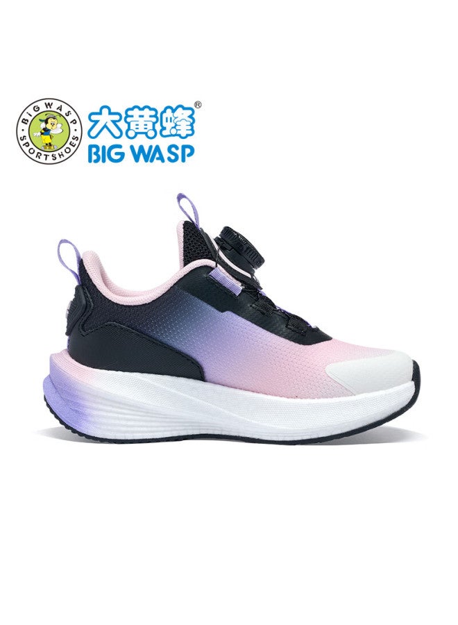 Big Wasp Kids Girls Sports Shoes Casual Running Shoes D112531316n Black Pink Purple Size 38