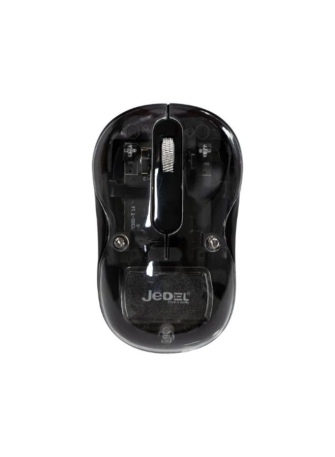 JeDEL WD141 Wireless, Bluetooth Rechargeable Mouse - 1600 DPI Adjustable - Battery Life 180 Hours - Image 2
