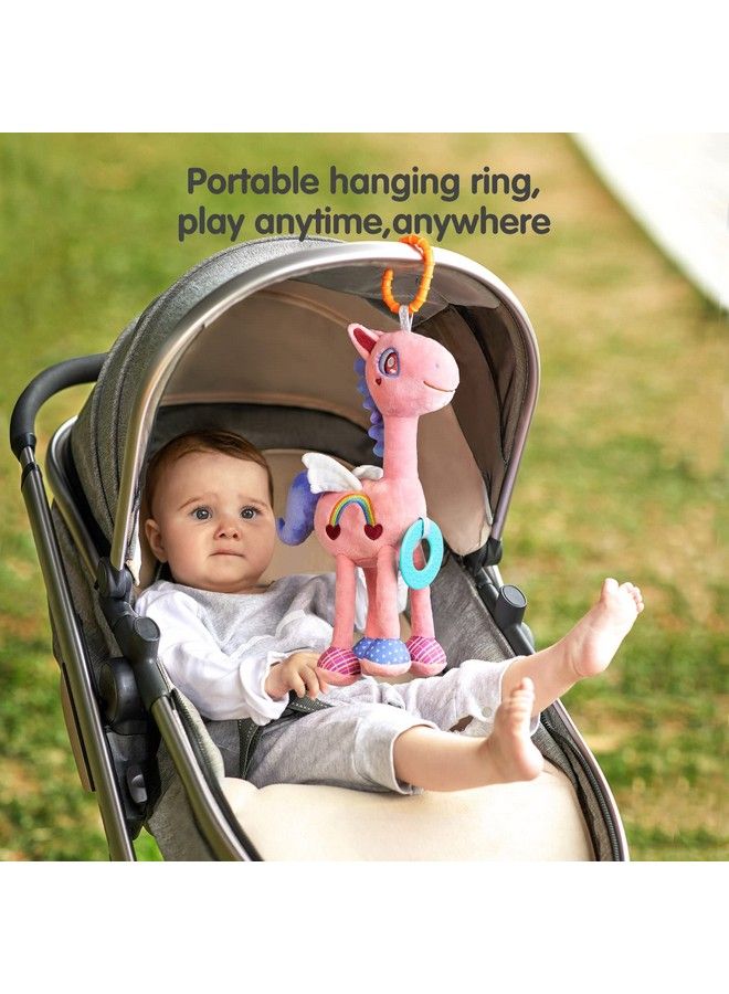 TUMAMA Baby Stroller Toys Car Seat Toys Baby Toys Newborn Toys Squeaky Sensory Learning Toys With Teether Handbells Soft Rattles Shaker For 0 3 6 912 Months Newborn Birthday - Image 5