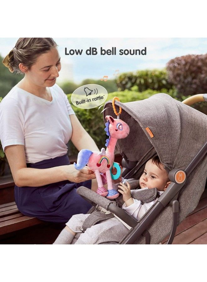 TUMAMA Baby Stroller Toys Car Seat Toys Baby Toys Newborn Toys Squeaky Sensory Learning Toys With Teether Handbells Soft Rattles Shaker For 0 3 6 912 Months Newborn Birthday - Image 3