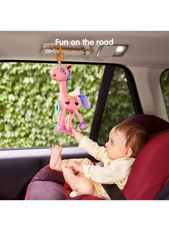 TUMAMA Baby Stroller Toys Car Seat Toys Baby Toys Newborn Toys Squeaky Sensory Learning Toys With Teether Handbells Soft Rattles Shaker For 0 3 6 912 Months Newborn Birthday - Image 4