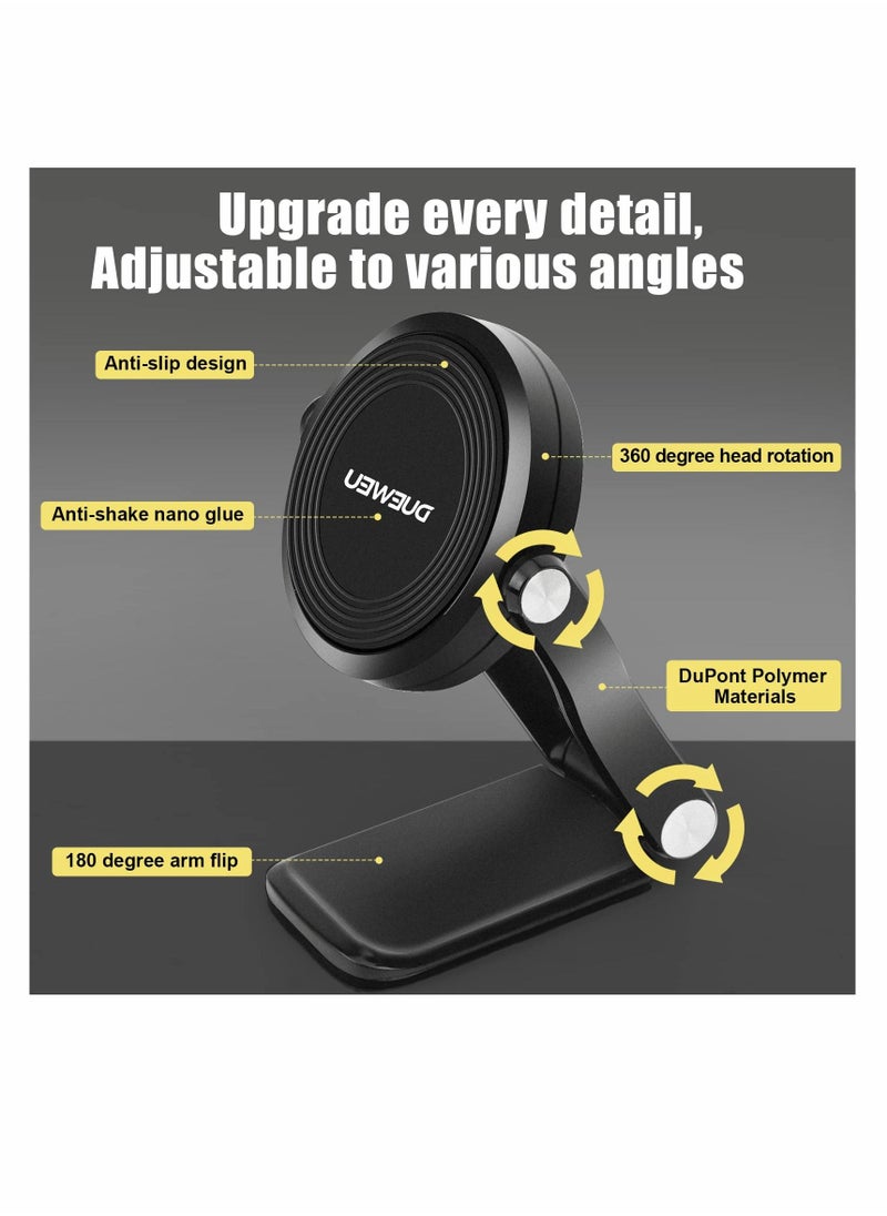Y&D Car Magnetic Cell Phone Holder Mount, KASTWAVE Mobile Mount Super Strong Magnet Windshield Dashboard Dash Kitchen Stand for iPhone Samsung Smartphones  - Image 4