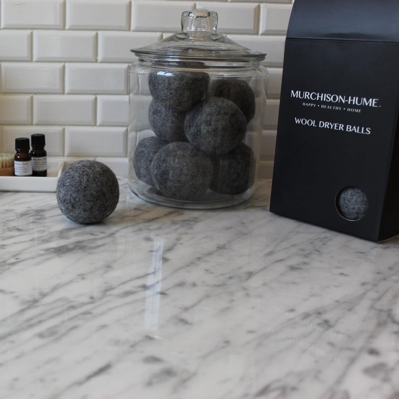 Murchison-Hume Wool Dryer Balls - 100% New Zealand Wool, Natural Fabric Softener, Reduces Drying Time, Eco-Friendly & Reusable - Set of 6 - Image 3