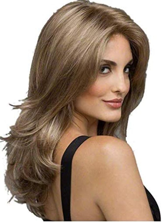 إستيل شعر مستعار مقاوم للحرارة من الألياف الطبيعة يبحث عن شعر مستعار بديل للاستخدام اليومي للحفلات الاصطناعية لأزياء النساء اللون لا بني 2 - Image 2