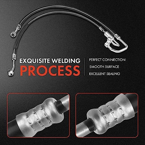 A-Premium A/C Suction and Discharge Line Hose Assembly Compatible with Chevrolet S10 1998-2003 2.2L & GMC Sonoma 1998-2003 2.2L, Sonoma 2001 4.3L & Isuzu i-280 2006 2.8L, Hombre 2000 2.2L - Image 5