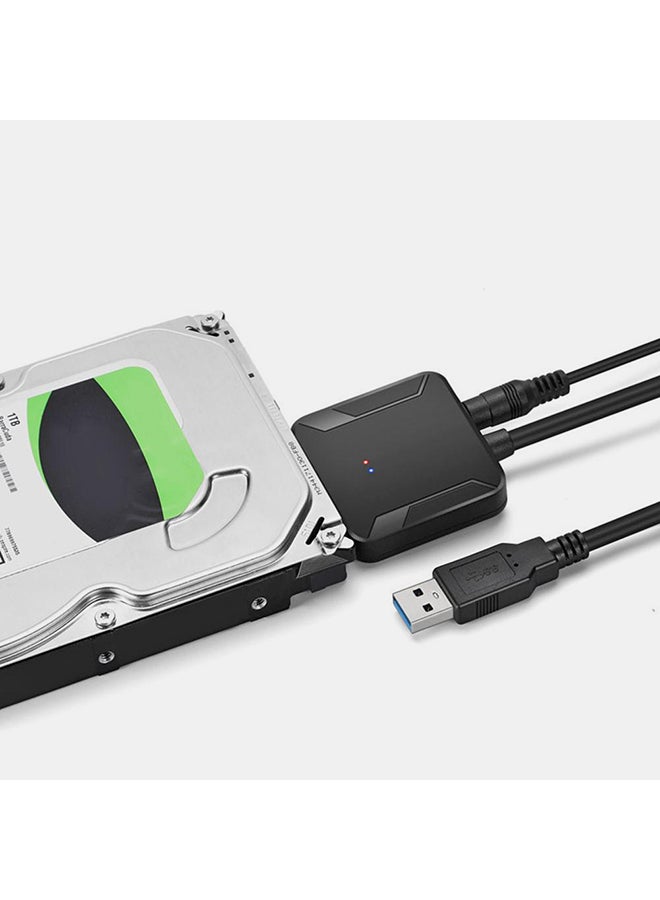 USB 3.0 To Sata 3 Cable For Hard Disk Drive Black - Image 3