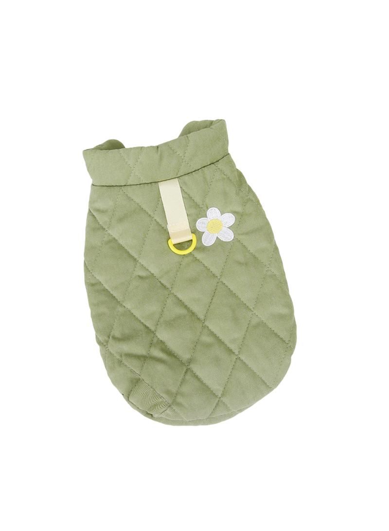 Generic Green 2XL Small Dogs Clothes Winter Warm Pet Jacket Puppy Dog Coat French Bulldog Vest Chihuahua Yorkie Outfits Pug Teddy Costumes - Image 1