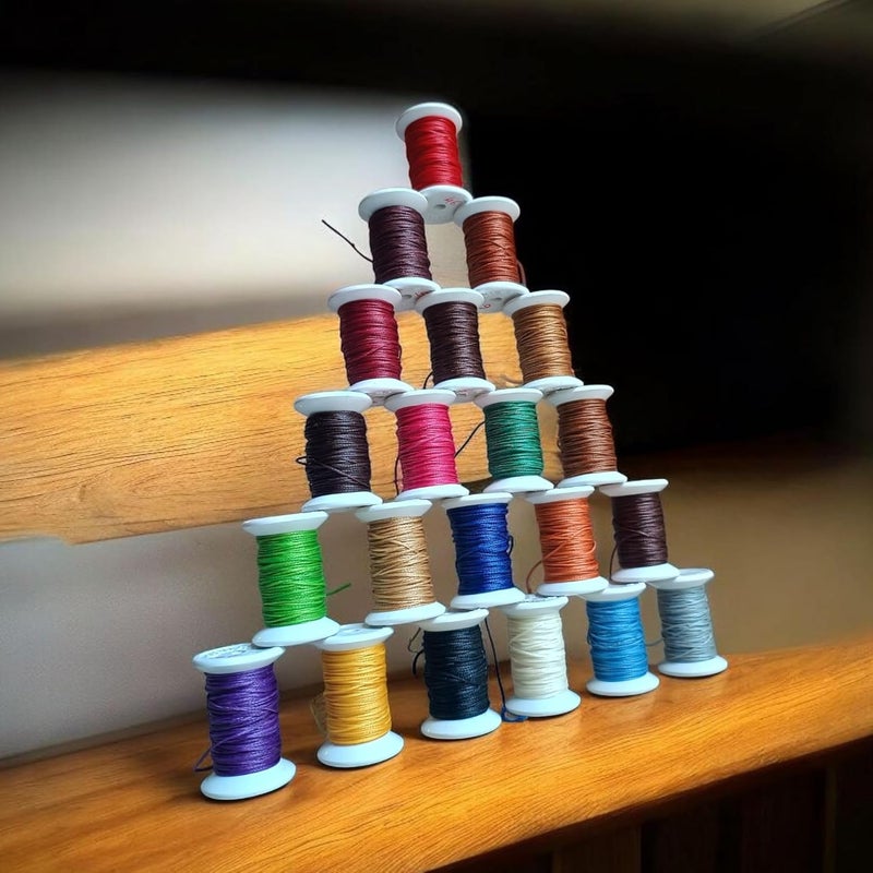 Custom Plastic Thread Spools, White, 52mm Height, 36mm Base, Set of 16, Heavy Plastic, DIY Crafting Bobbin, Plastic Reel (Empty) - Image 4