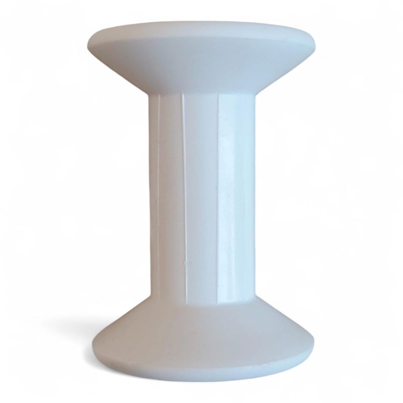 Custom Plastic Thread Spools, White, 52mm Height, 36mm Base, Set of 16, Heavy Plastic, DIY Crafting Bobbin, Plastic Reel (Empty) - Image 5