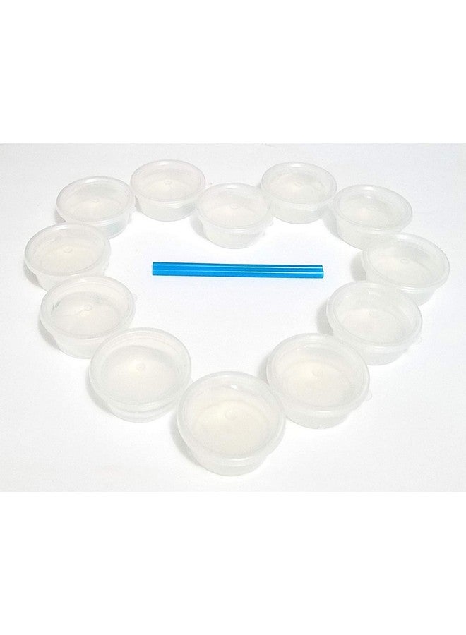 JM Future 12 Pack Crystal Clear Slime Mud Putty Creative Diy Great Toy For Any Favor Gift Birthday. Non Sticky Stress Relief Super Soft & Squishy Slime Toy Kit For Kids And Adults Transparent Clear - Image 2