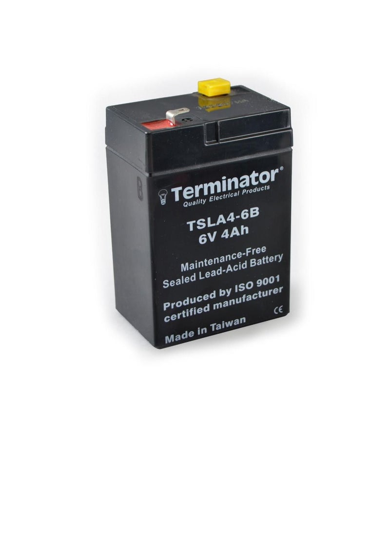 Terminator SLA Battery 6V-4Ah  - Image 1