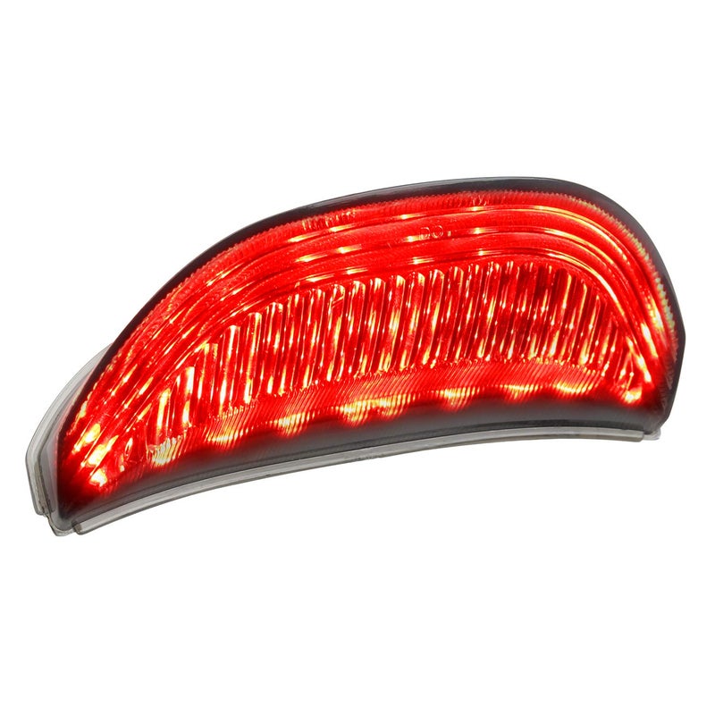 NTHREEAUTO Motorcycle Smoked LED Tail Light 12V Brake Taillight Integrated with Turn Signals Compatible with Honda CBR600RR 20032006 CBR1000RR 20042007