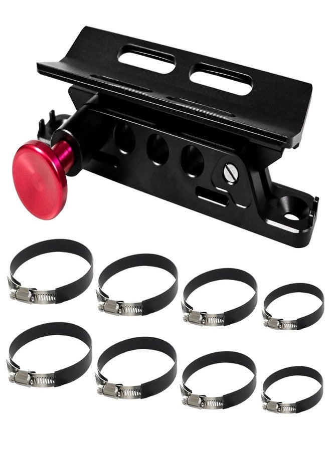 Bestaoo Adjustable Roll Bar Fire Extinguisher Mount Holder for Jeep Wrangler TJ JK JKU JL UTV Polaris RZR Ranger Camper Van, Aluminum, Quick Release - Image 1