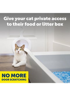 PetSafe PetSafe Never Rust Indoor Cat Door - for Interior Doors - Adds Privacy, Keeps Dogs Out of Cat's Space, Food and Litter Box - for Cats Up to 20lb - Durable and Easy to Install - Made in USA  - Image 3