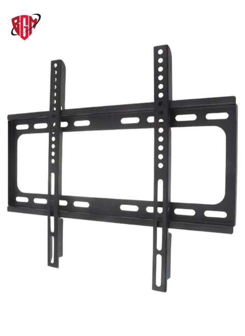 Universal Wall Mounted TV Mount Bracket For 32 To 65 Inch LCD LED Flat Screens Heavy Duty Adjustable Space Saving VESA Compatible Sturdy Streamlined Design , For Flat and curved TV'S Easy Installation