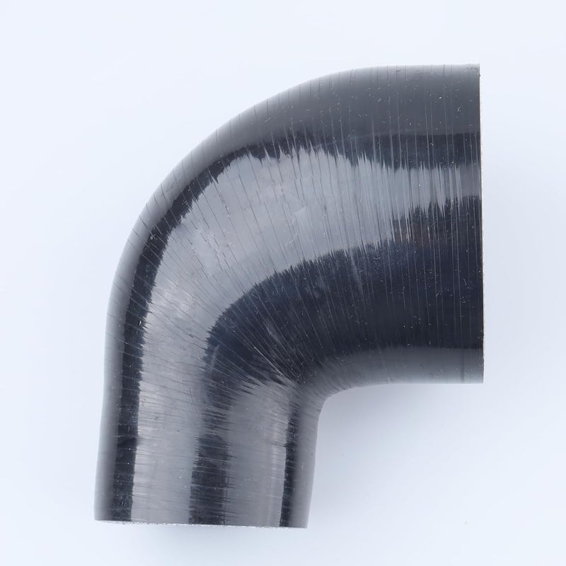 AC PERFORMANCE 2.5" to 4" 90 Degree Elbow Reducer Coupler - High Temp Reinforced Silicone - Image 3