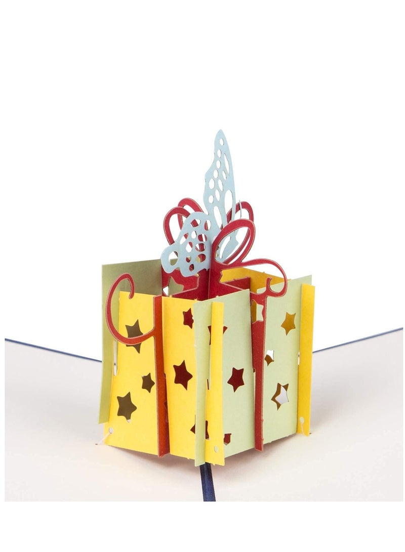 KASTWAVE Dad Birthday Card Happy Birthday Card for Husband Handmade with 3D Pop Up Present Blank Vintage Pop Up Birthday Card - Image 4