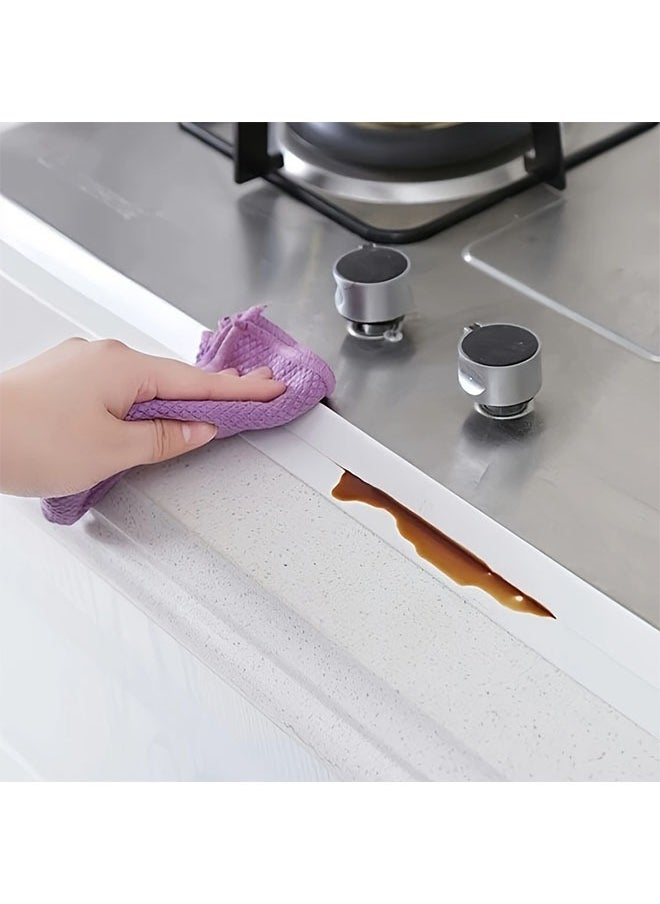 Generic - Sealing Strip Waterproof Strip Bathroom Toilet Gap Wall Corner Line Sticker 3.2m - Image 1