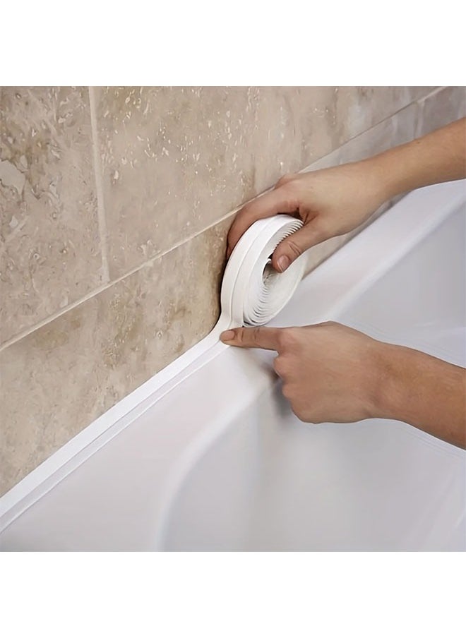 Generic - Sealing Strip Waterproof Strip Bathroom Toilet Gap Wall Corner Line Sticker 3.2m - Image 1