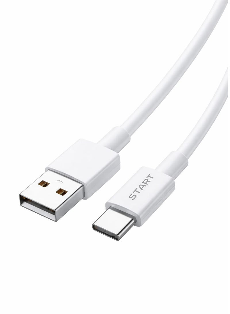 ستارت ST-307 كابل شحن سريع 100 واط  فلاش داتا يو اس بي الى تايب سي شاحن سريع موبايل تايب سي نقل بيانات 1 متر شحن فائق السرعة - Image 2