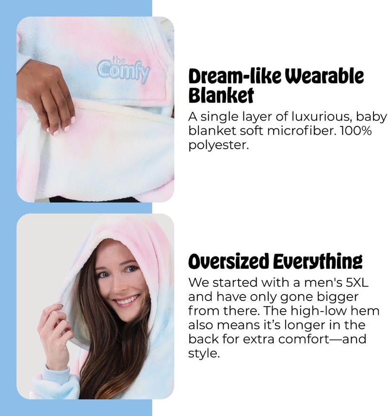 THECOMFY Dream | Oversized Light Microfiber Wearable Blanket, Seen on Shark Tank, One Size Fits All - Image 4