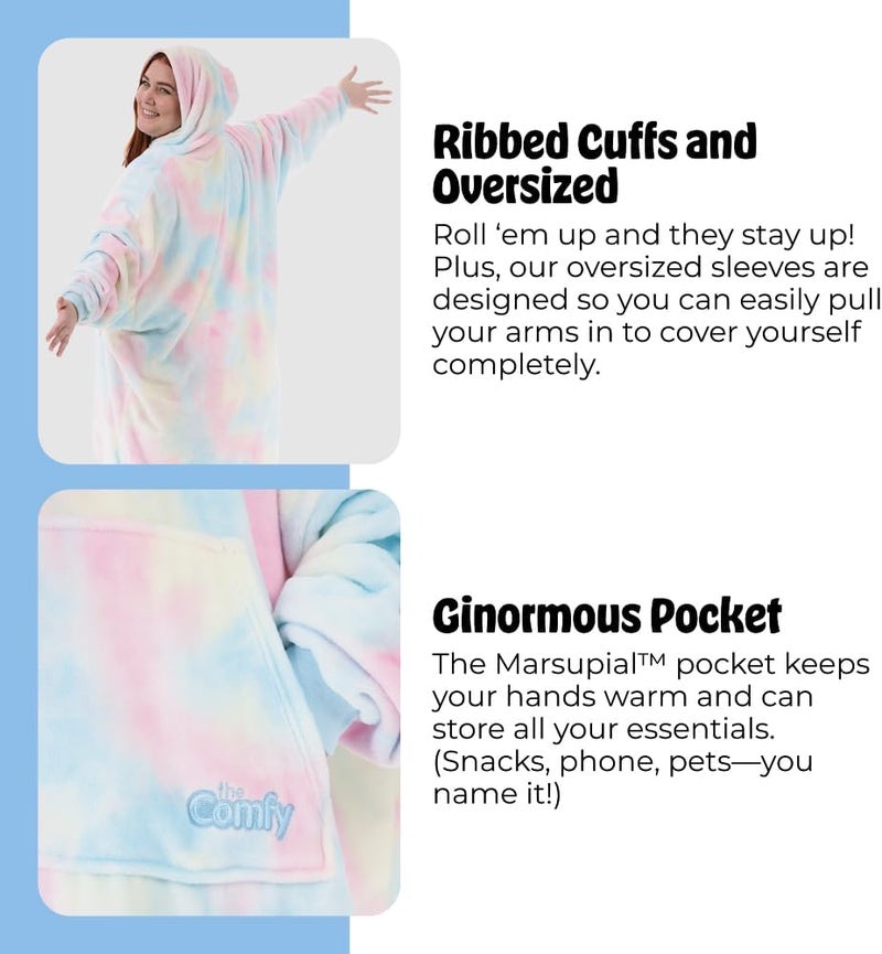 THECOMFY Dream | Oversized Light Microfiber Wearable Blanket, Seen on Shark Tank, One Size Fits All - Image 5