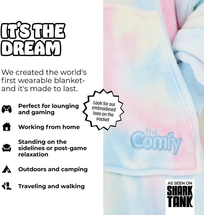 THECOMFY Dream | Oversized Light Microfiber Wearable Blanket, Seen on Shark Tank, One Size Fits All - Image 2