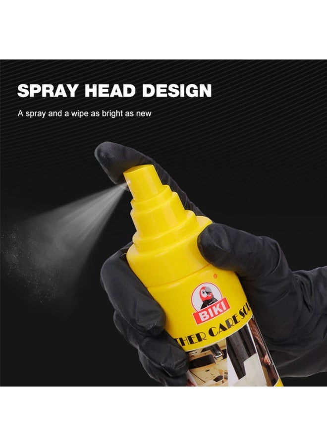 Biki Leather Protect Nursing Sponge Spray Kit Leather Protection Solution Shoe Polish 150 ML - Image 4