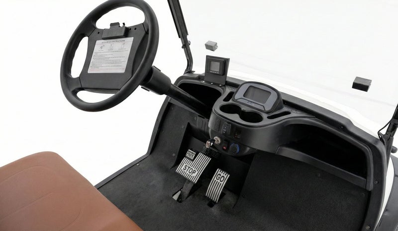 EPIC Handicap Non-Lifted 6-Seater Electric Golf Cart with Lithium Battery 150Ah & Standard Tires |  LSEV (Silver) - Image 5