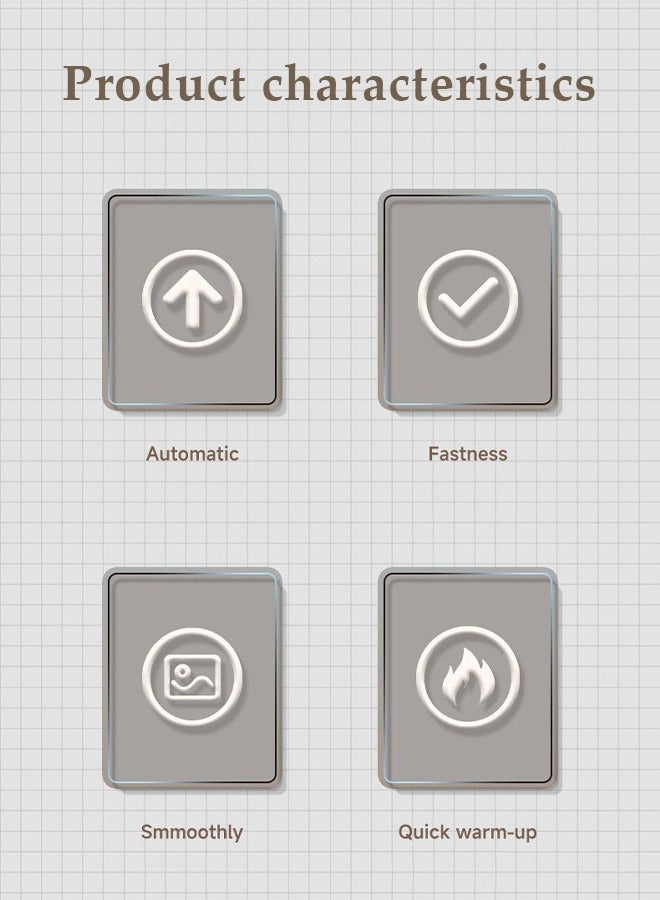 DUNISO Desktop Laminator, Hot And Cold Laminating Machine,A4A5A6 Laminator Machine Set 2 Roller System Thermal Laminator with ABS Button or Document Photo Picture Credit Card Home School Office Electronics Supplies（black) - Image 4