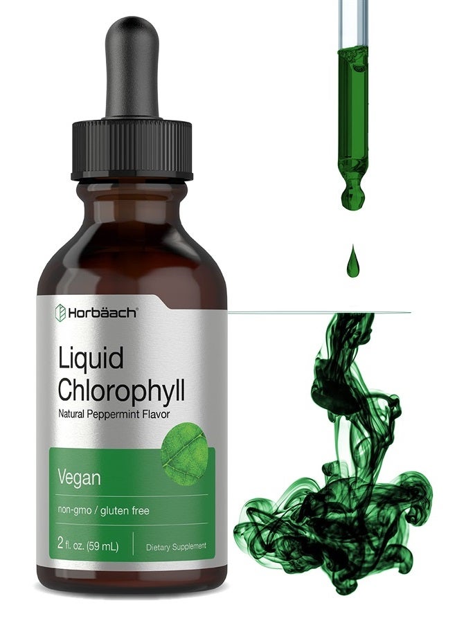 Horbäach Liquid Chlorophyll, Natural Peppermint Flavor, 2 oz - Image 3