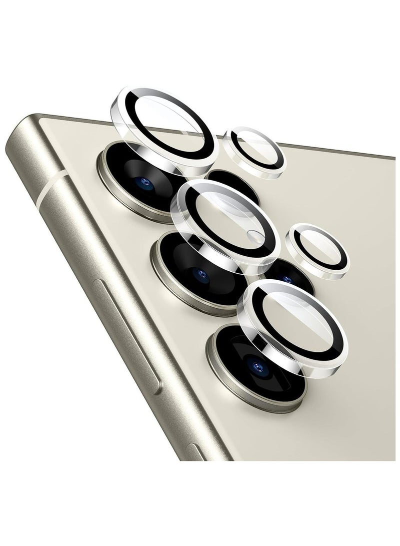 ELTRAZONE ELTRAZONE Samsung Galaxy S24 Ultra Camera Lens Protector, Individual Lens Protectors, Scratch-Resistant Ultra-Thin Tempered Glass with Aluminum Edging, Galaxy S24 Ultra Case Friendly, 1 Set, Clear