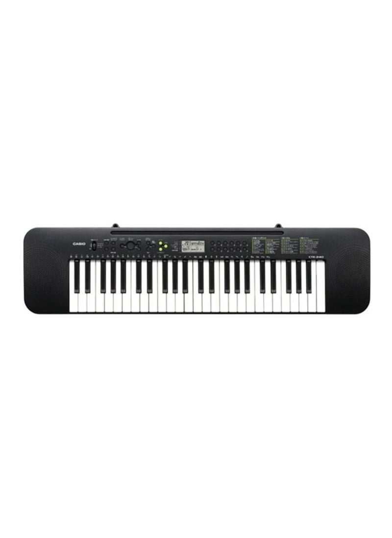 CASIO - CASIO CTK-240 49-KEY KEYBOARD (ADAPTER INCLUDED) - Image 1