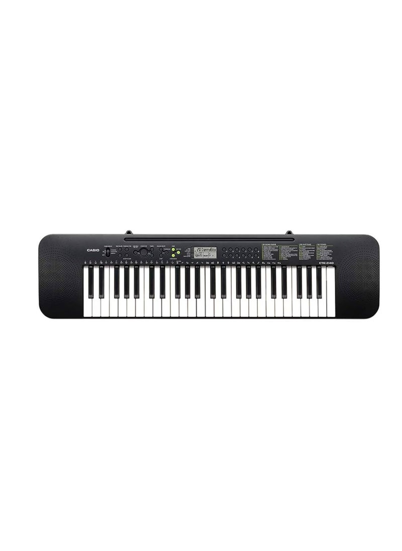 CASIO - CASIO CTK-240 49-KEY KEYBOARD (ADAPTER INCLUDED) - Image 1
