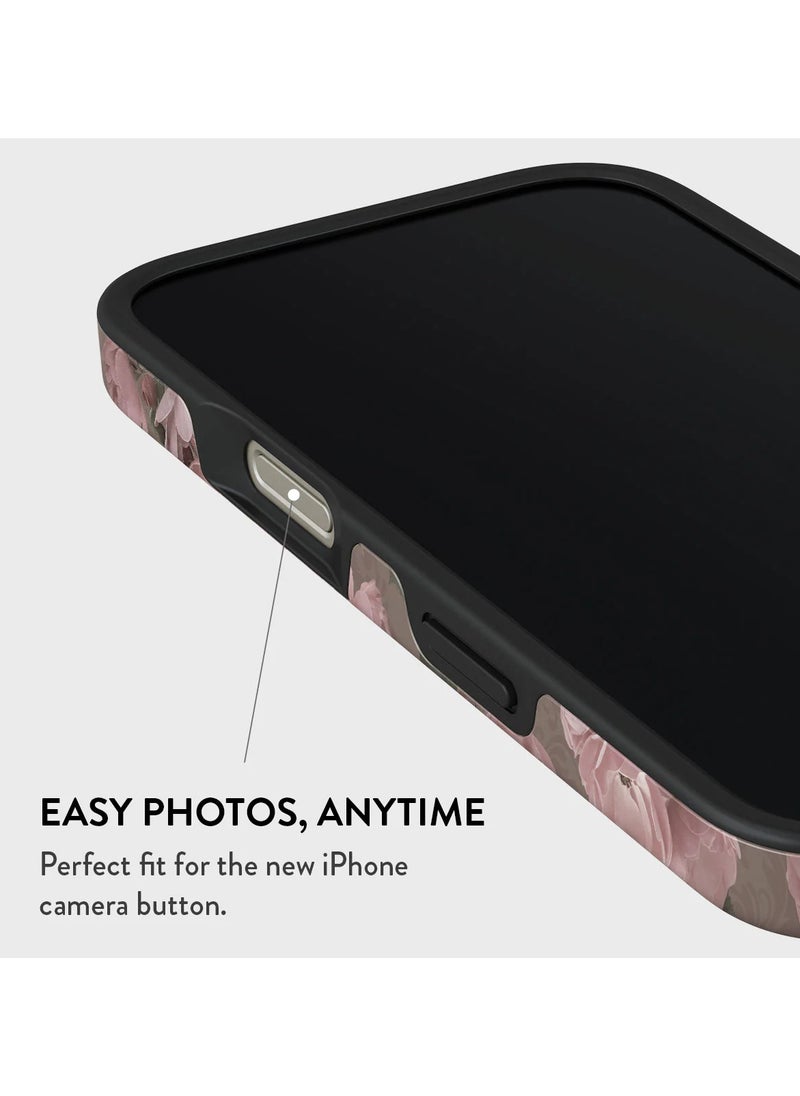 BURGA - iPhone Case Compatible with iPhone 16 PRO - Hybrid 2-Layer Hard Shell + Silicone Protective Case - Vintage Glamour - Scratch-Resistant Shockproof Mobile Cover - Image 1