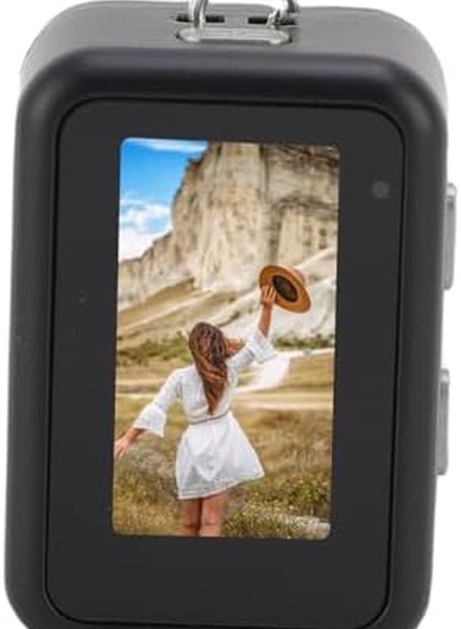 Vintage Digital Camera 1080P Compact Mini Camcorder With Color Display For Family Travel Black - Image 4