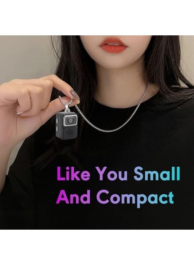 Vintage Digital Camera 1080P Compact Mini Camcorder With Color Display For Family Travel Black - Image 5