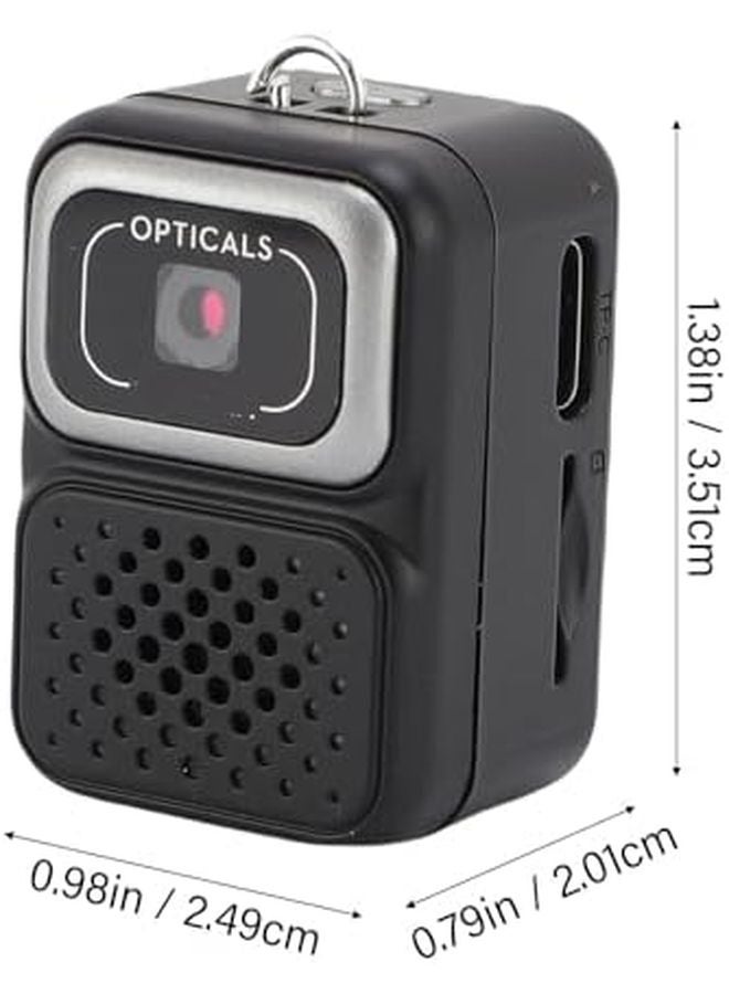 Vintage Digital Camera 1080P Compact Mini Camcorder With Color Display For Family Travel Black - Image 3