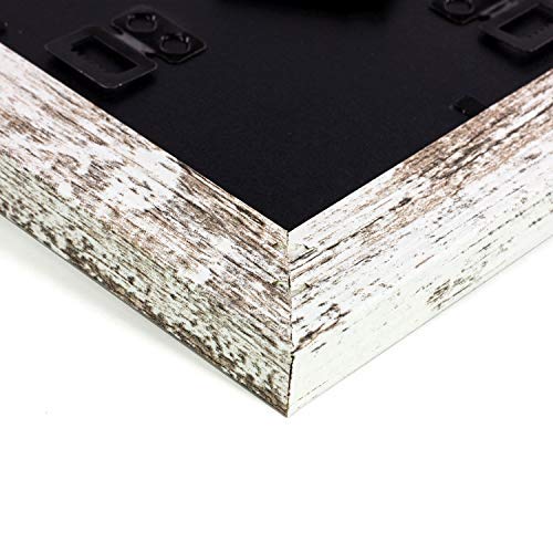 kennethan Rustic White 5x7 Picture Frames Wide Molding 3P in 1 set - Wall Mounting Material Included - Image 5